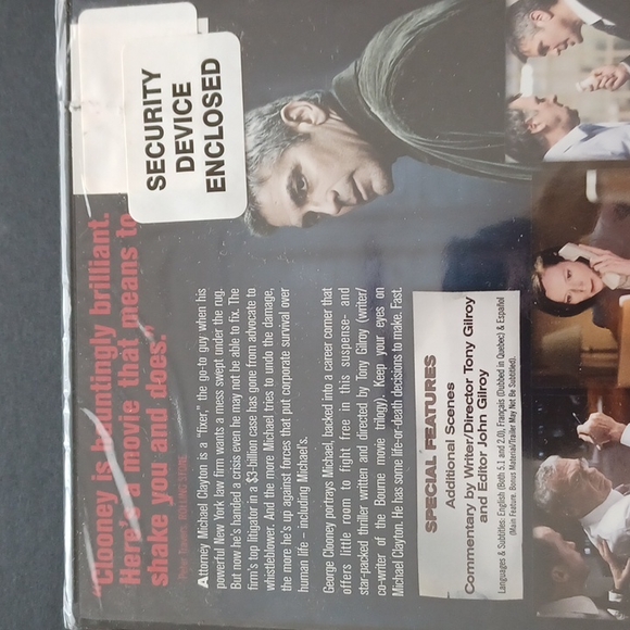 Michael Clayton DVD New sealed wide-screen edition - Picture 2 of 4